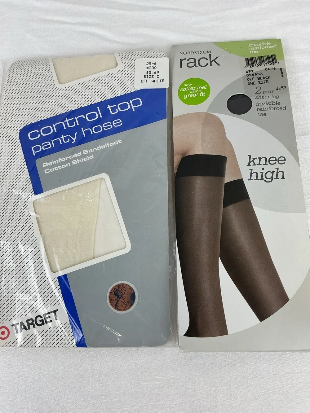 Vintage Pantyhose Lot Silk Reflections and More Size CD
